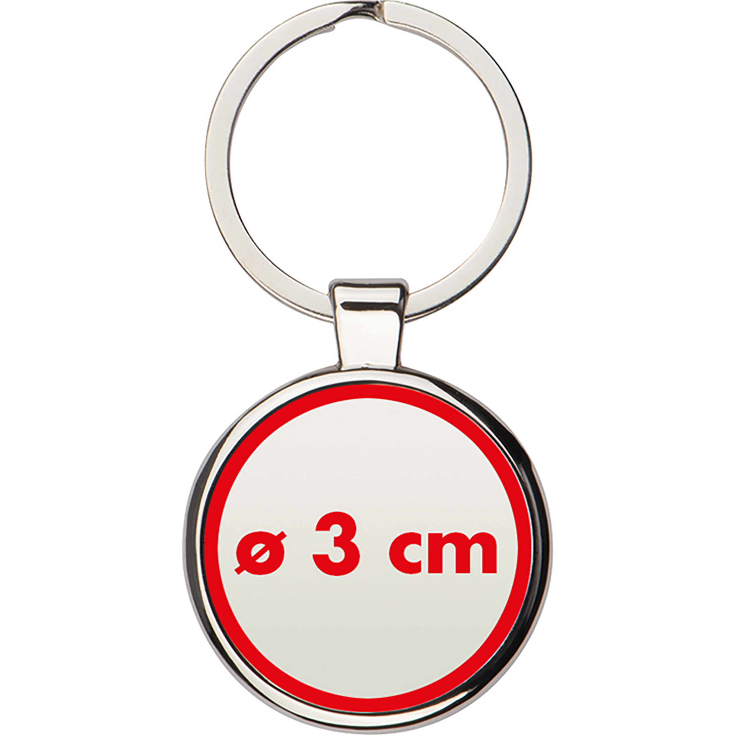 Porte-clés rond en métal ROCIO - 5