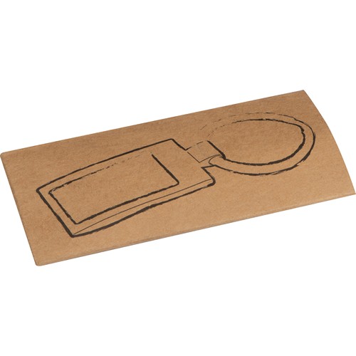 Porte-clés rectangulaire en métal NAOMI - 2