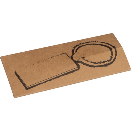 Porte-clés en métal rectangulaire CECILIA - 2