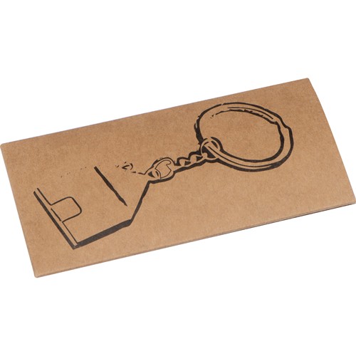 Porte-clés métallique en forme de maison GILBERT - 2