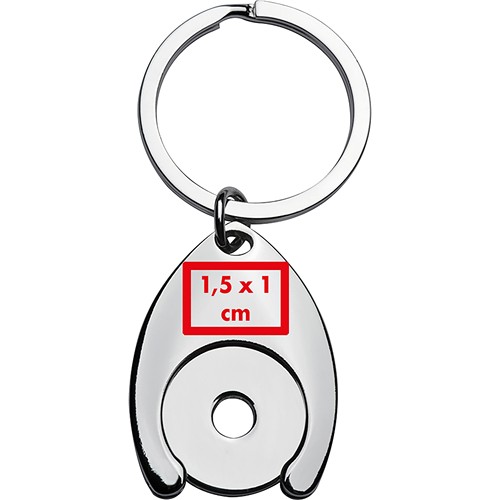 Porte-clés jeton de chariot TERRENCE - 4