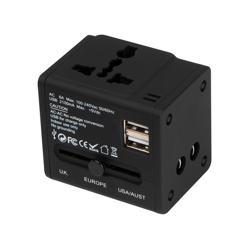 Adaptateur de voyage caoutchouté - 3