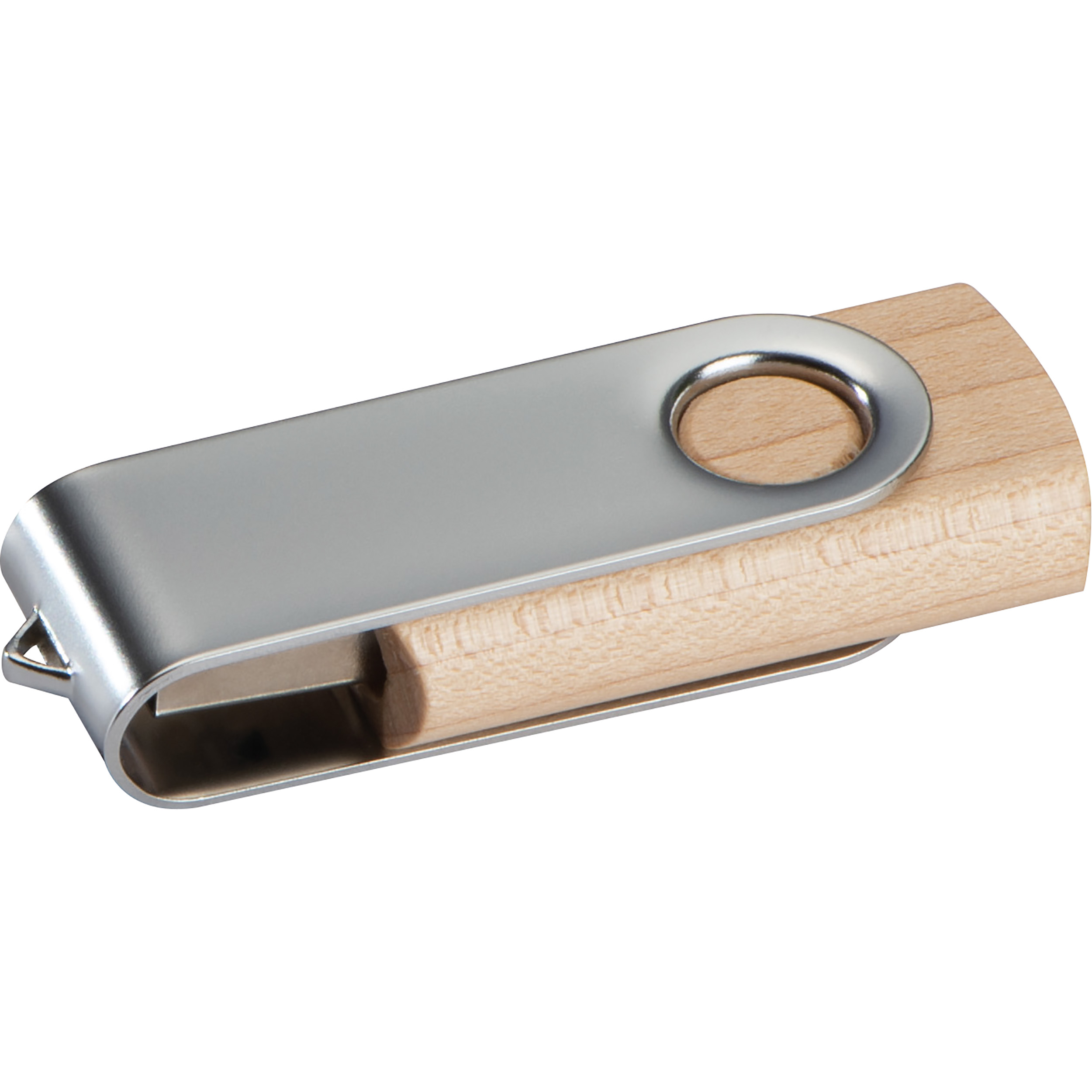Clé USB Twist en bois claire KLAUDIA - 2