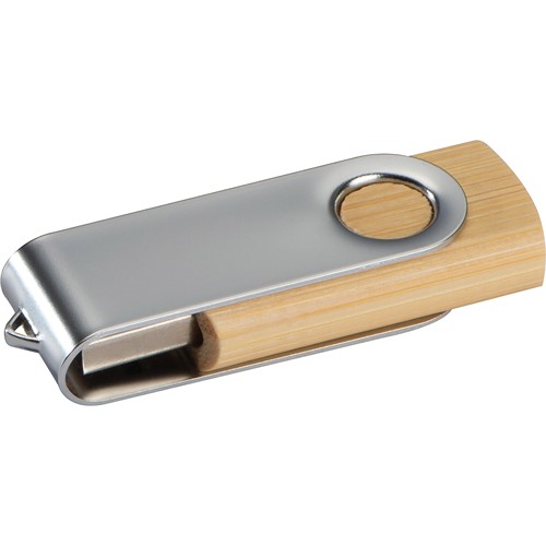 Clé USB Twist avec corps en bois moyen GIANNI - 2