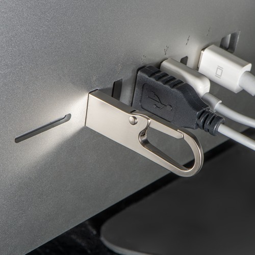 Clé USB métal avec mousqueton 8GO DONALD - 3