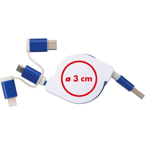 Câble de recharge extensible avec 3 prises NICO - 4