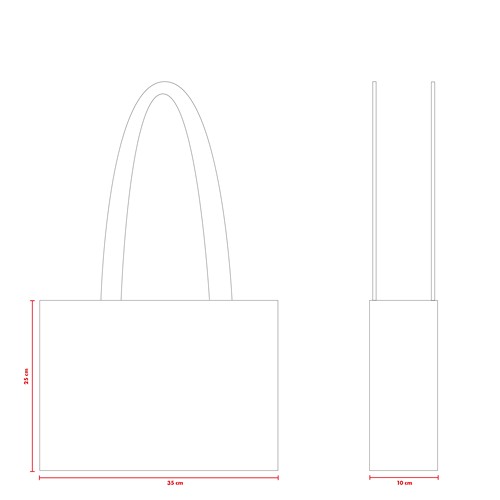 Production spéciale Sac shopping 140g/m² PP Non-Woven WALENTY - 2