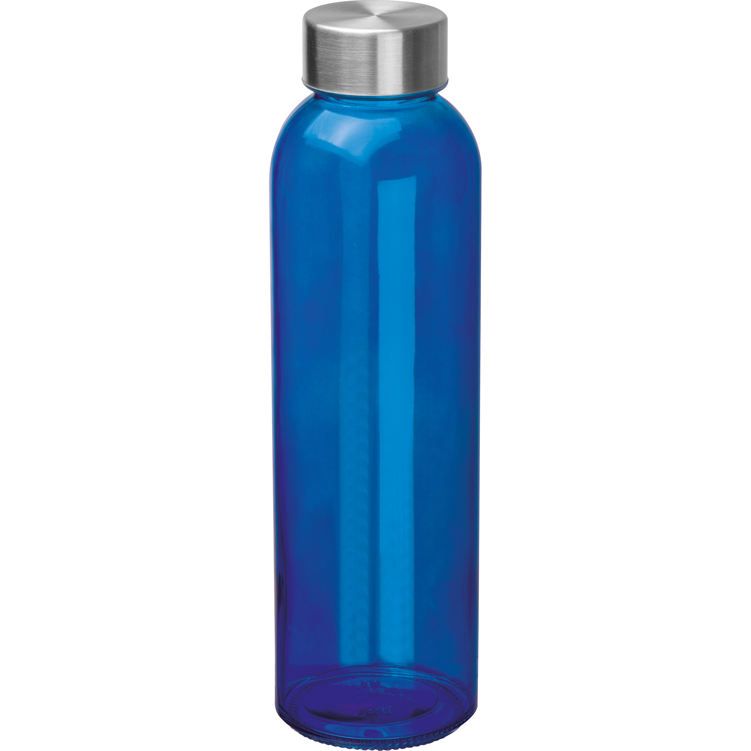 Bouteille transparente avec couvercle gris EUGEN - 1