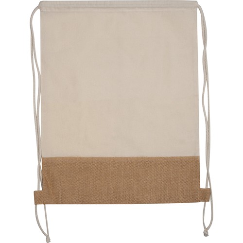 Gymbag avec fond en jute EWELINA - 2