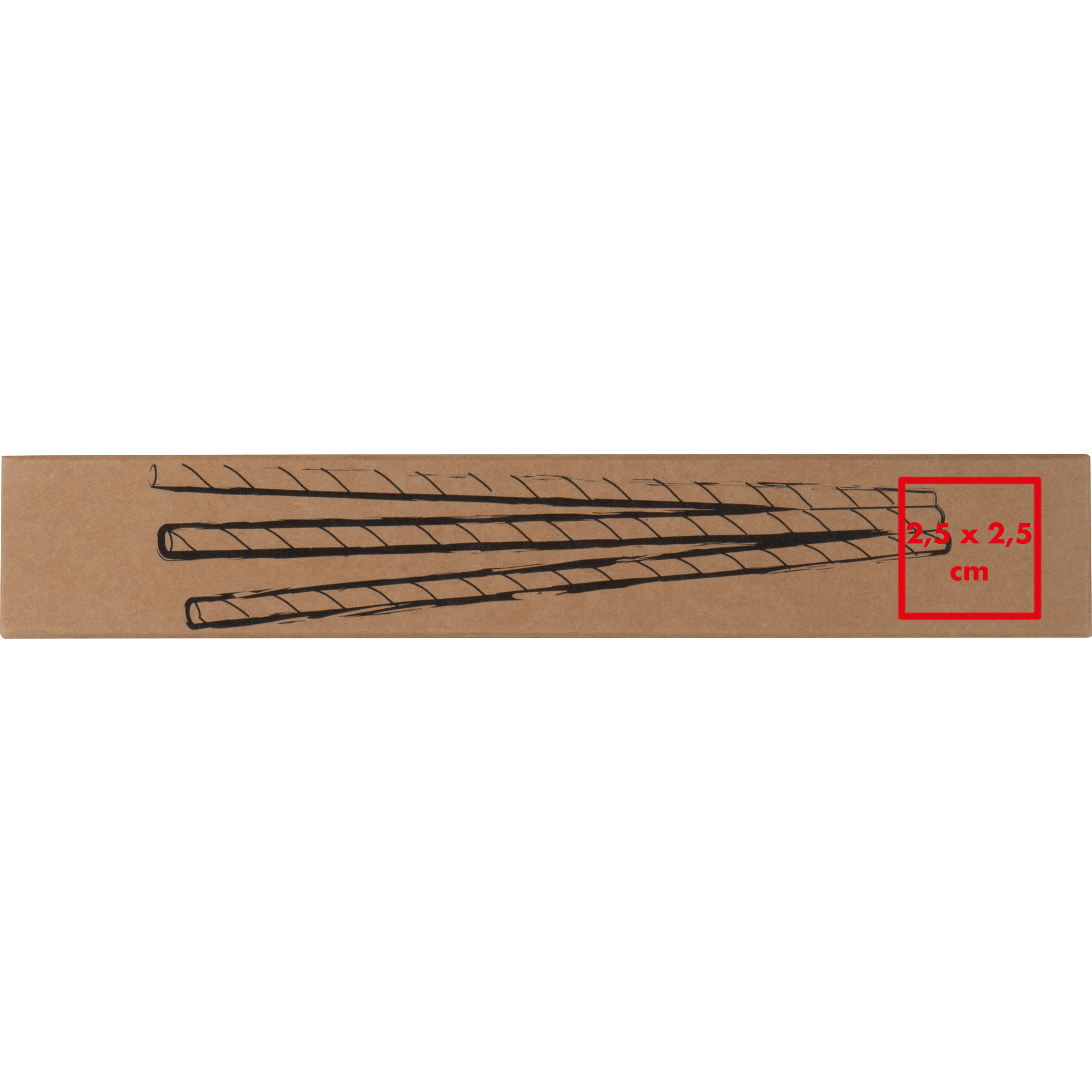 Lot de 10 pailles en papier LINA - 3