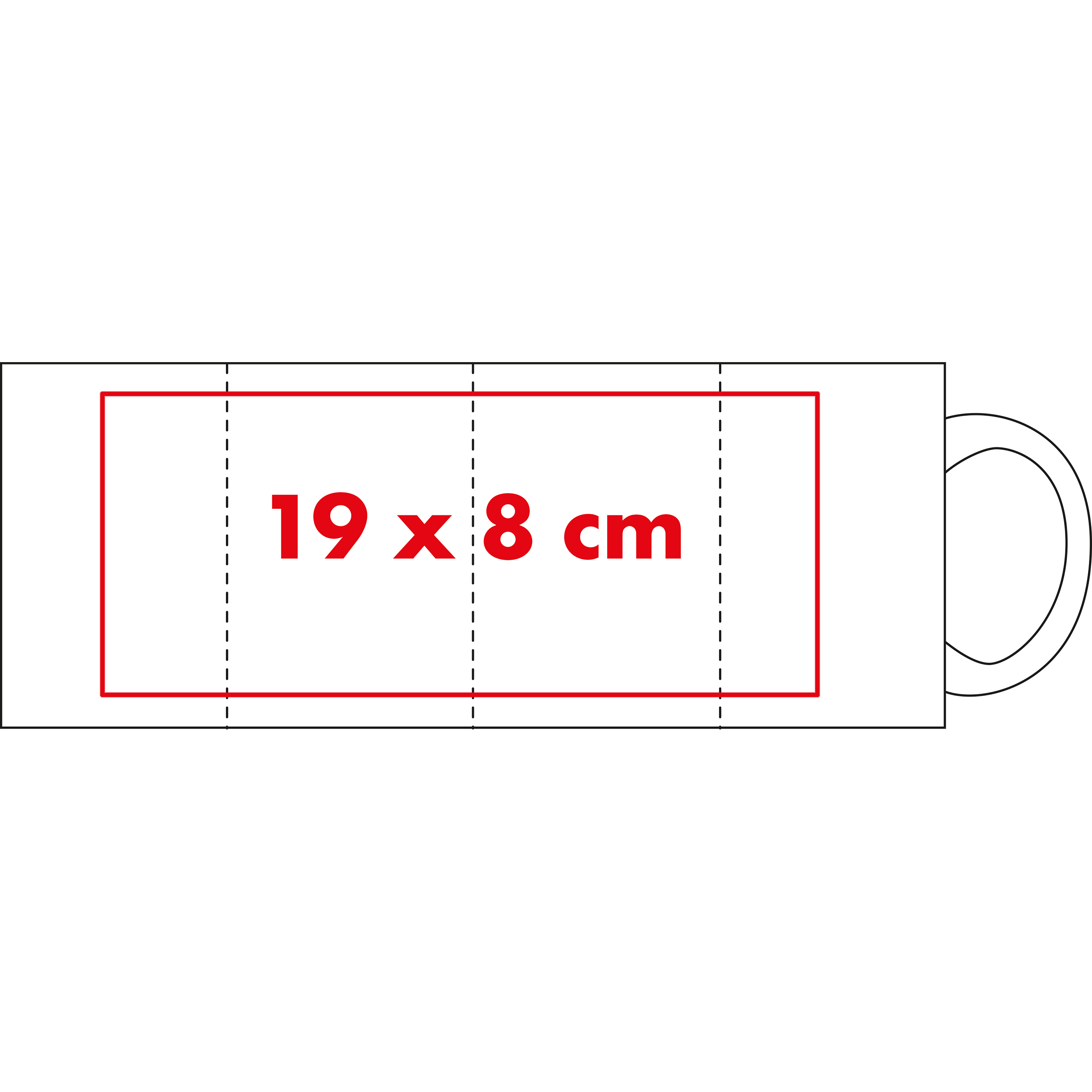 Tasse classique pour marquage all-over SALVADOR - 4