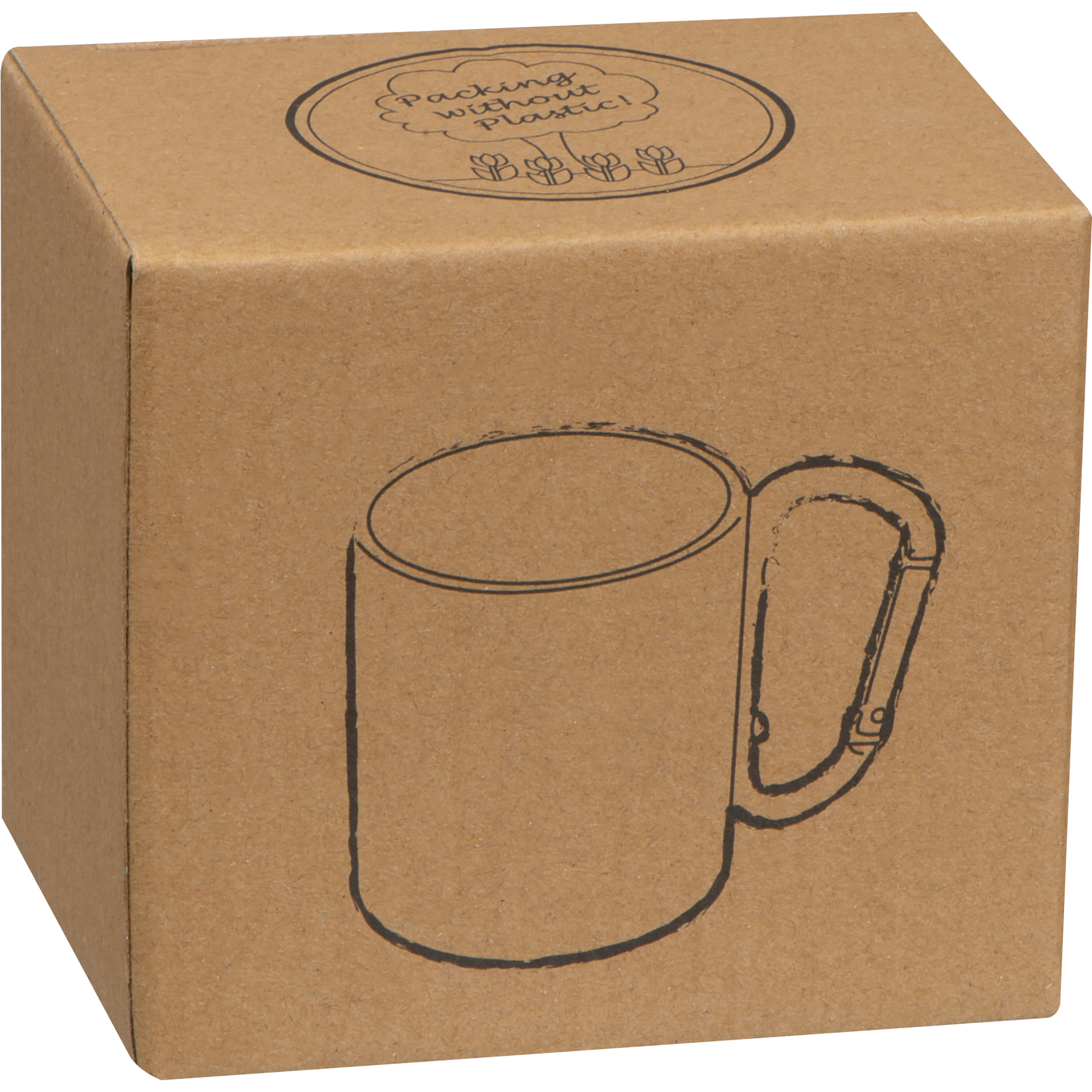 Tasse en métal avec mousqueton ANGELICA - 2