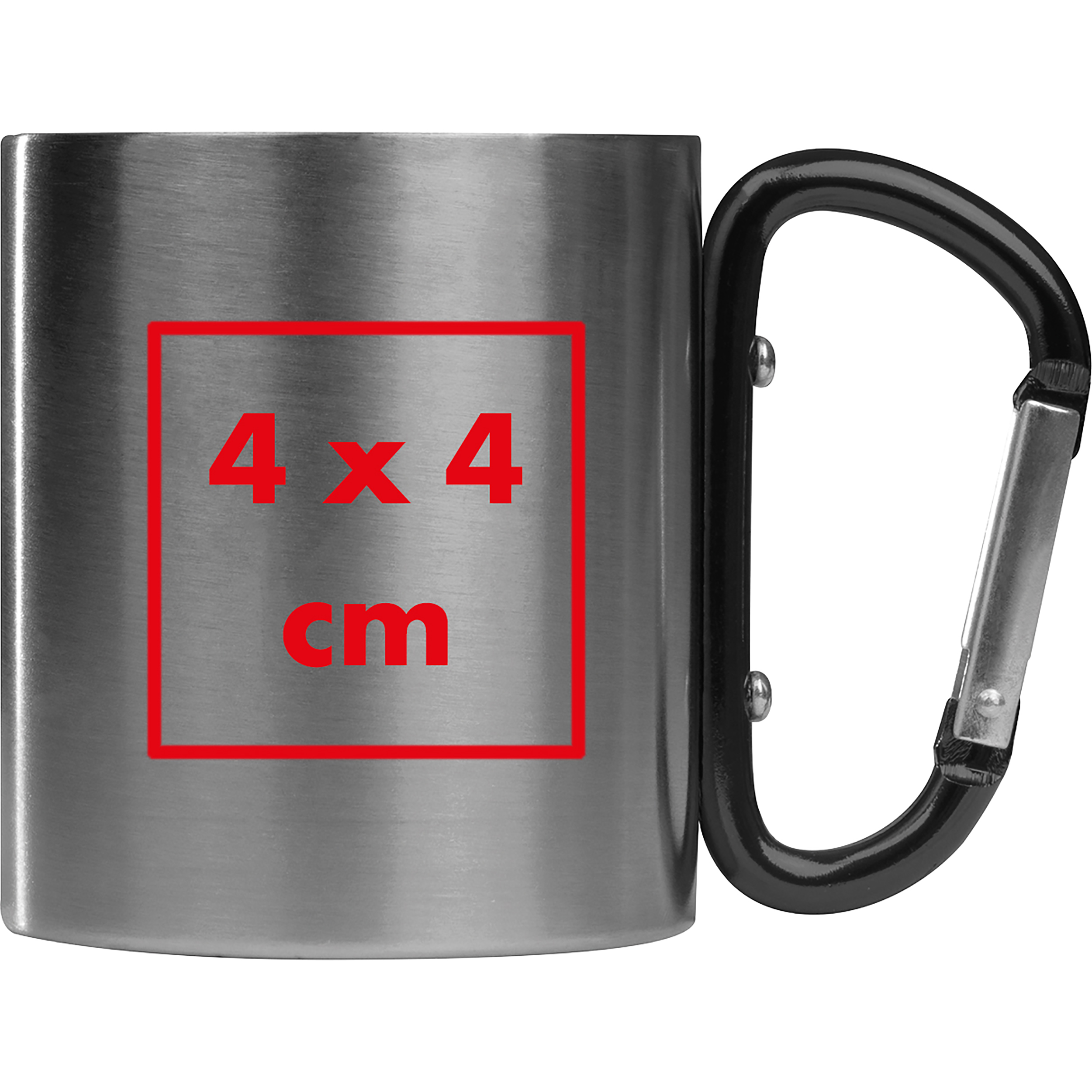 Tasse en métal avec mousqueton ANGELICA - 4
