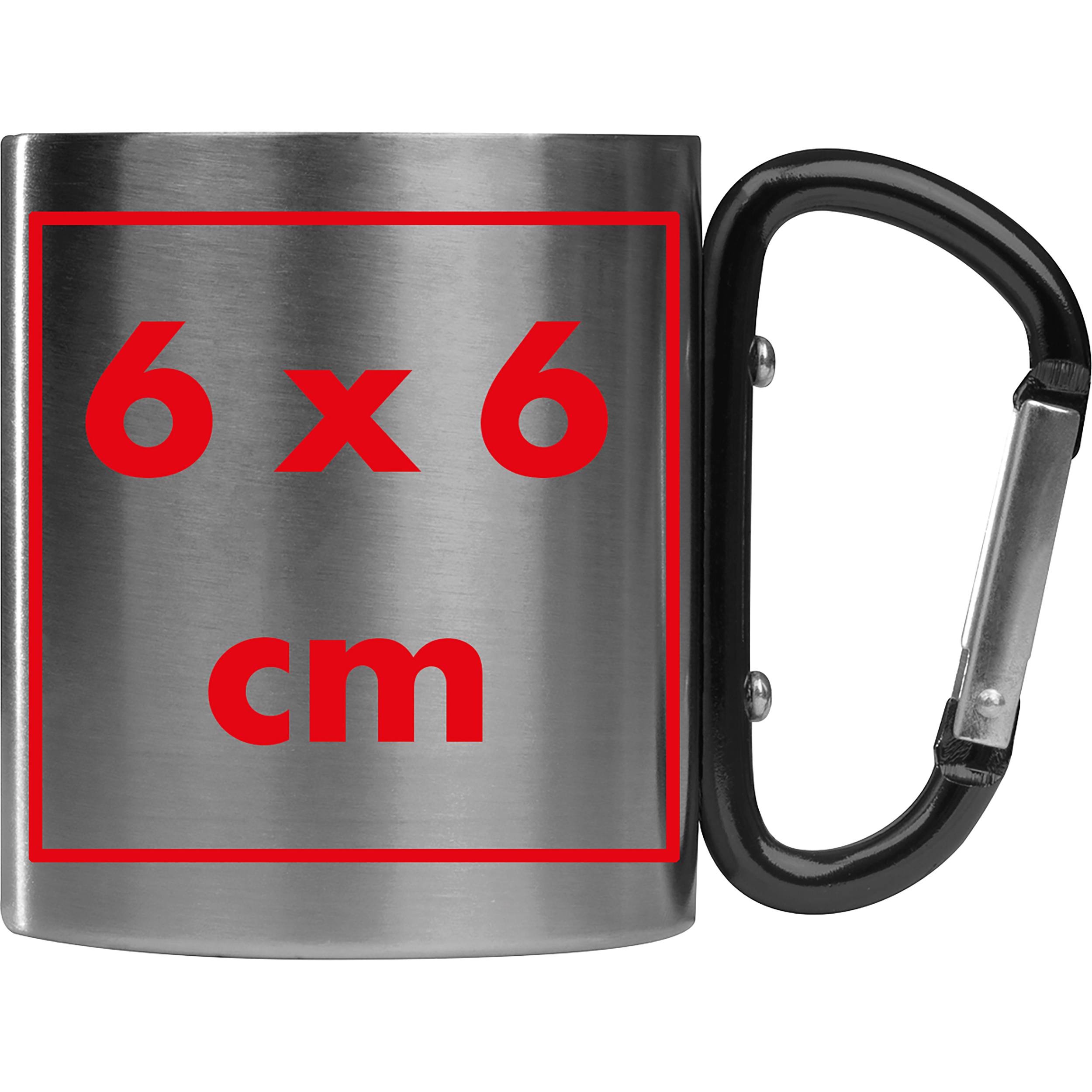 Tasse en métal avec mousqueton ANGELICA - 5