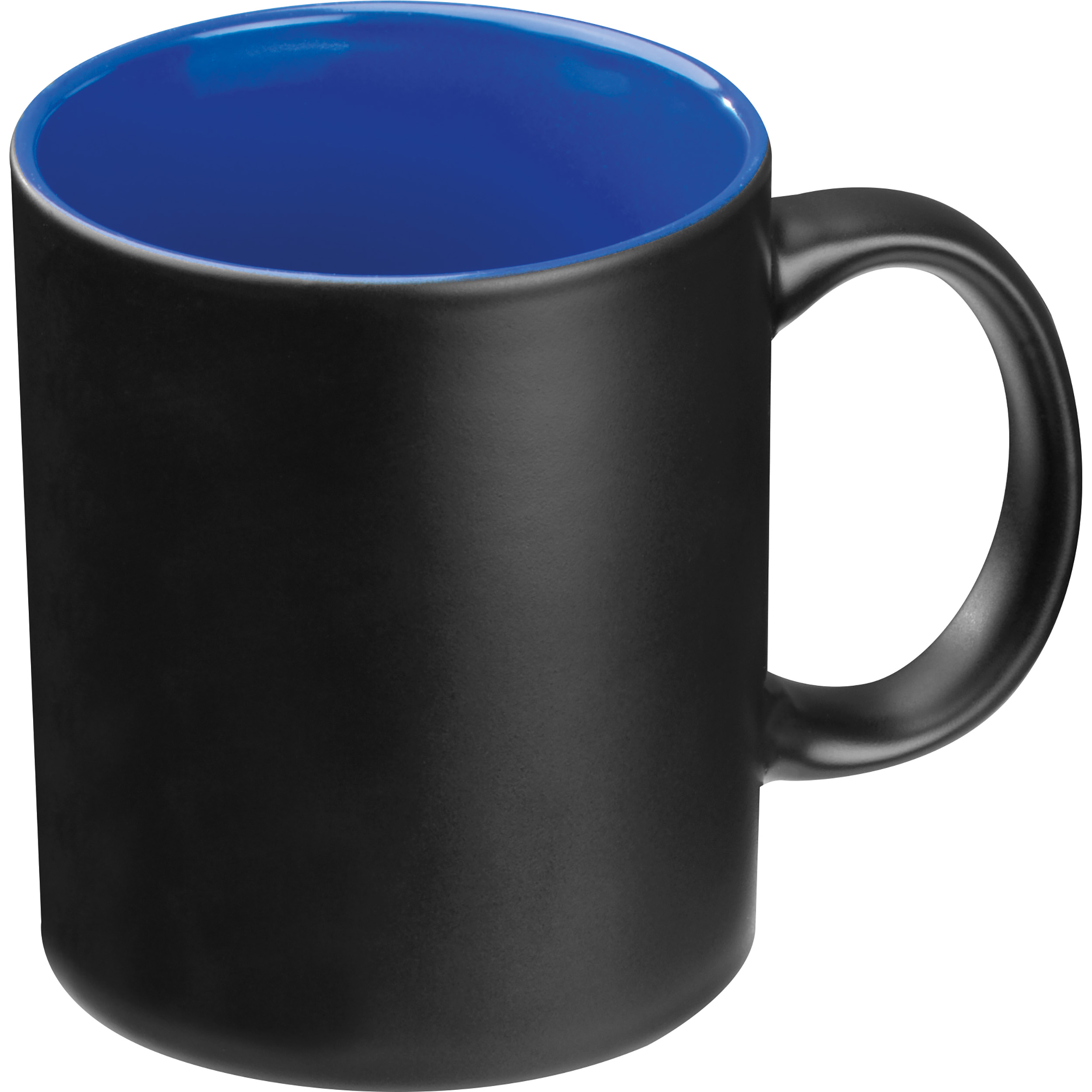 Tasse avec extérieur noir et intérieur coloré ZANE - 1