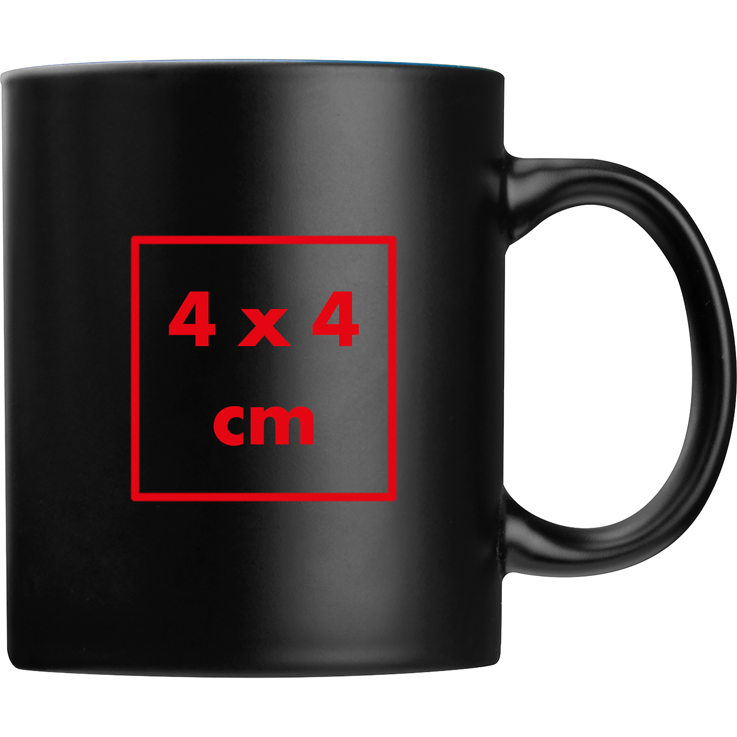 Tasse avec extérieur noir et intérieur coloré ZANE - 4