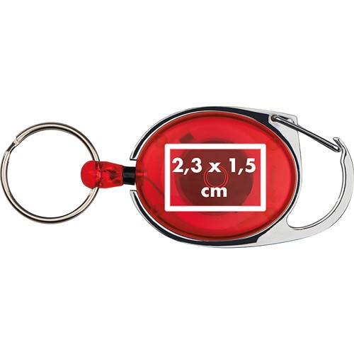 Porte-clés avec mousqueton et fonction coulissante DIANA - 4