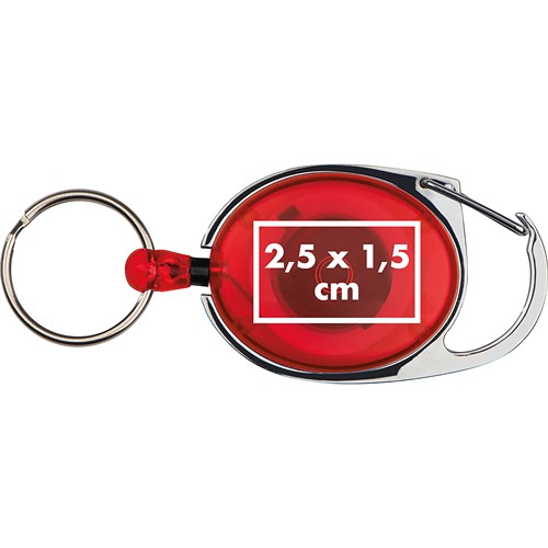 Porte-clés avec mousqueton et fonction coulissante DIANA - 5