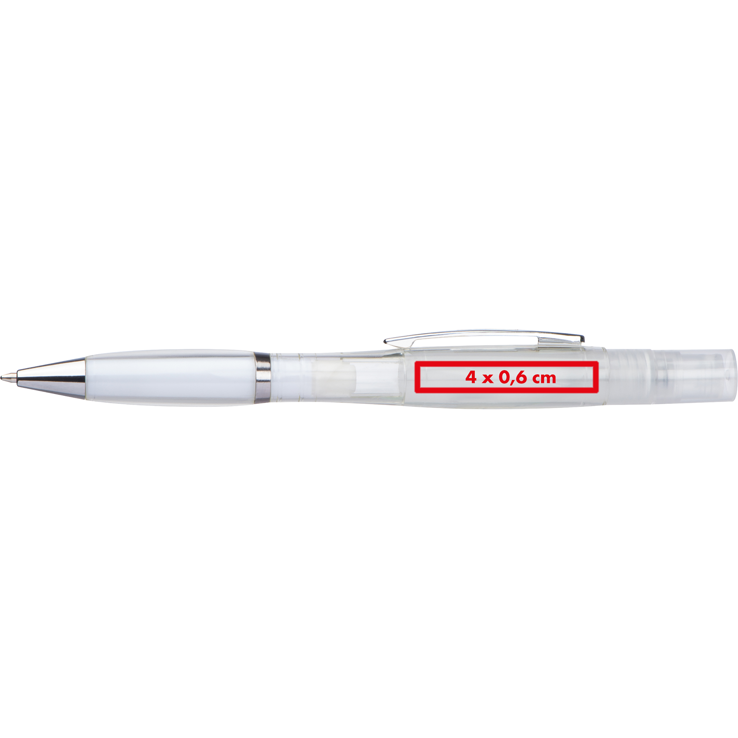 Stylo à bille twist avec vaporisateur SABINA - 4