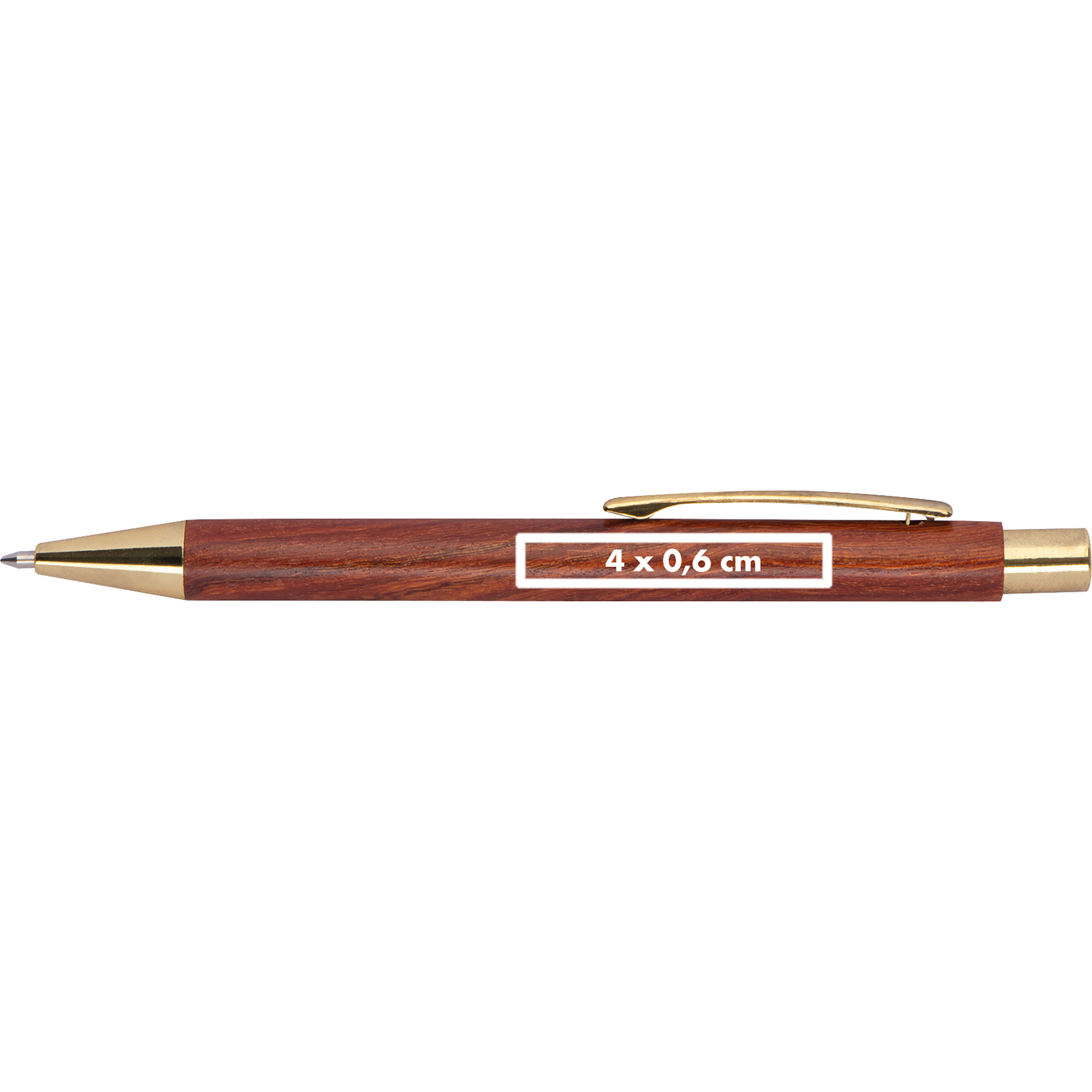 Stylo à bille en bois CARLOS - 4