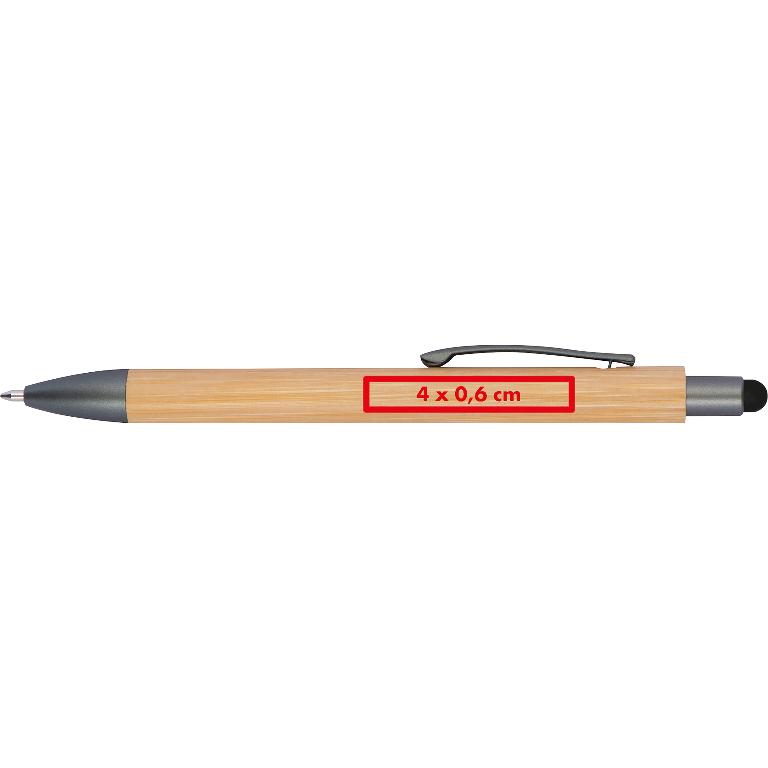 Stylo à bille en bois fonction PAD LUCIO - 4