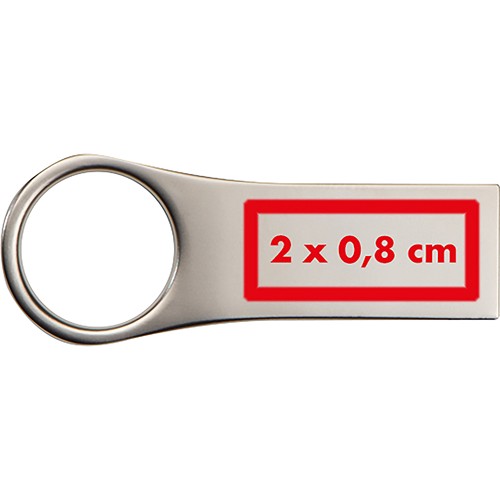Clé USB en métal dune capacité de 4 GO - 3