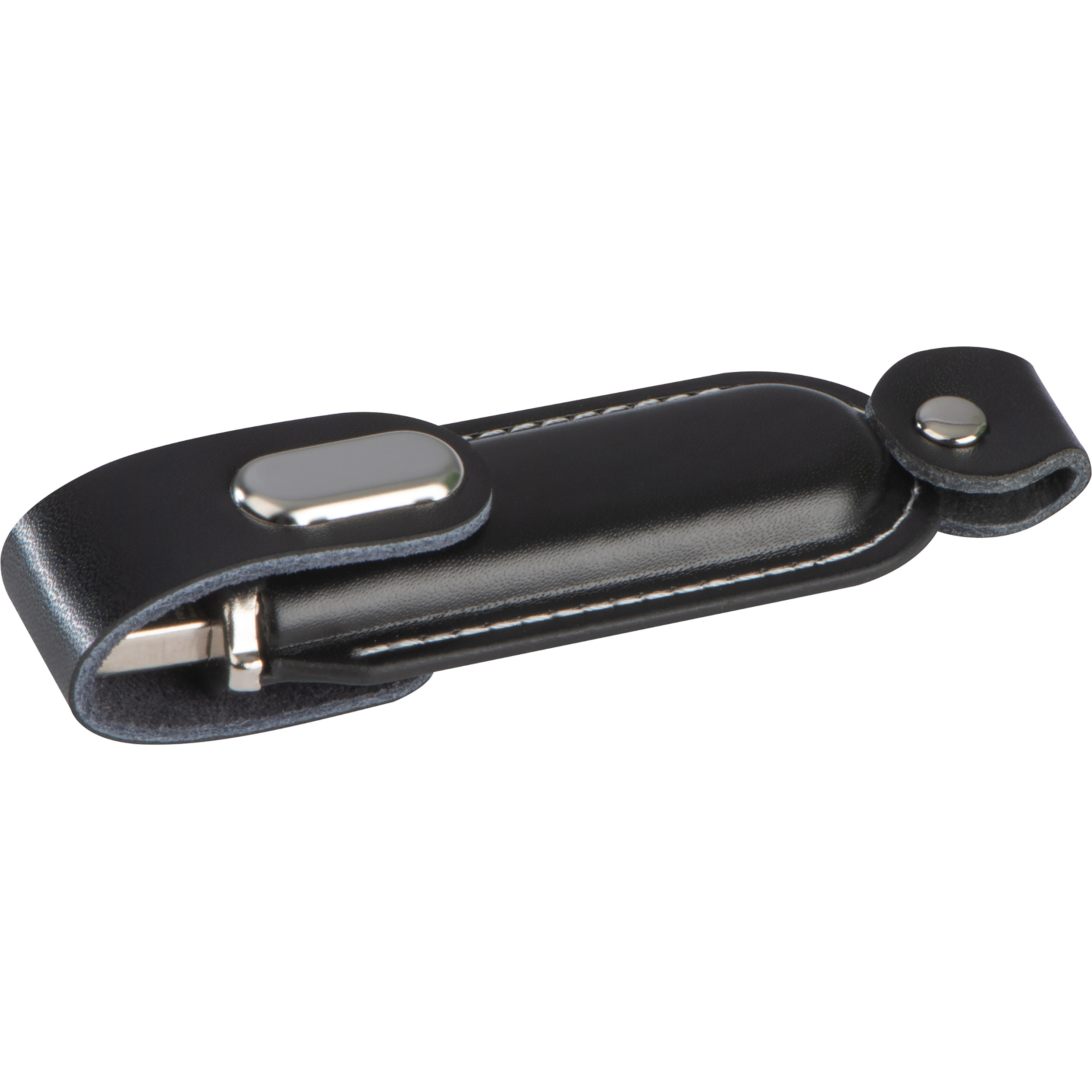 Clé USB avec couvercle en cuir 4GB - 2