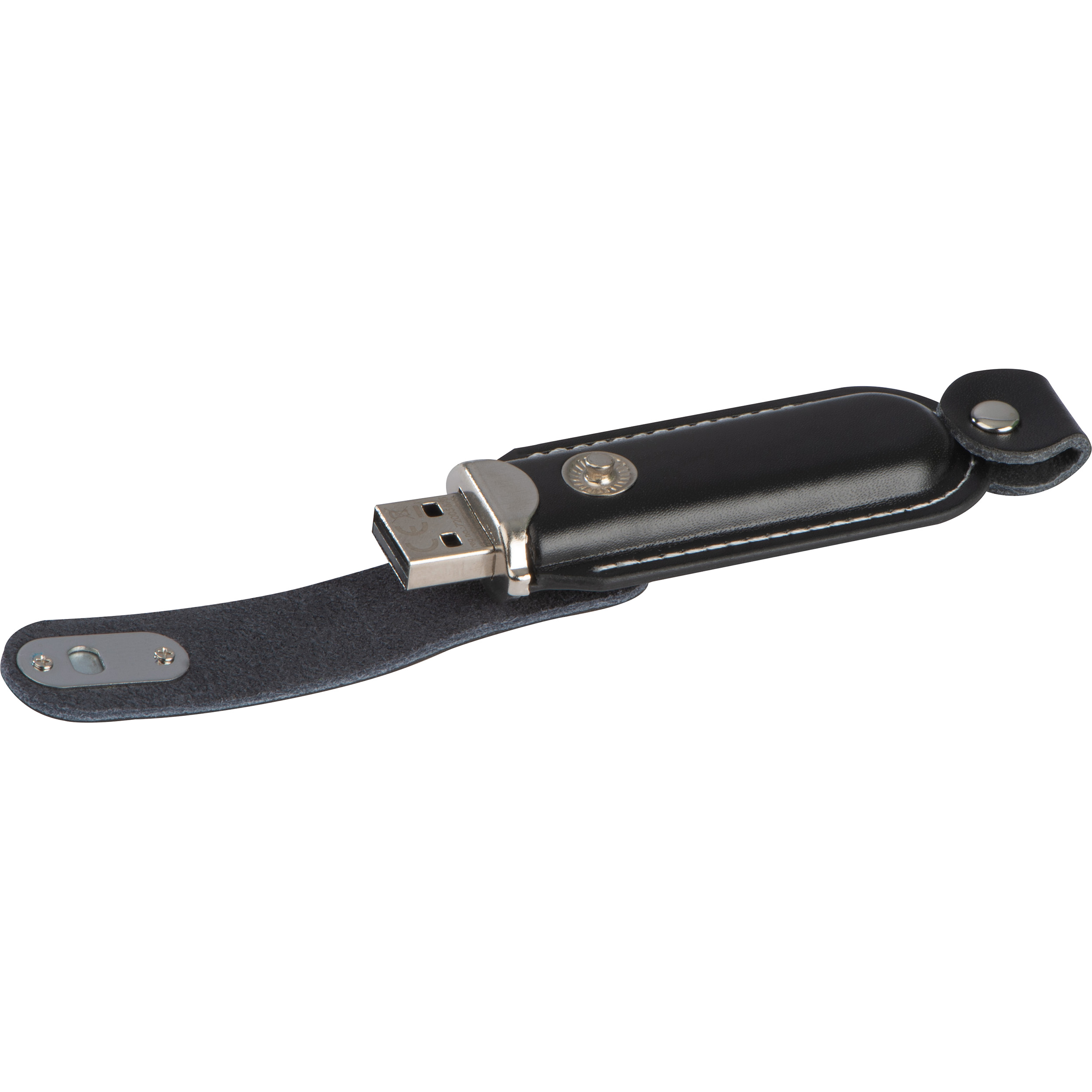 Clé USB avec couvercle en cuir 4GB - 3