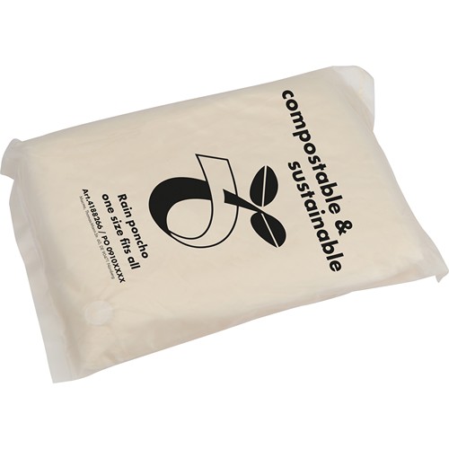 Poncho de pluie en PLA - compostable DAVIDE - 2