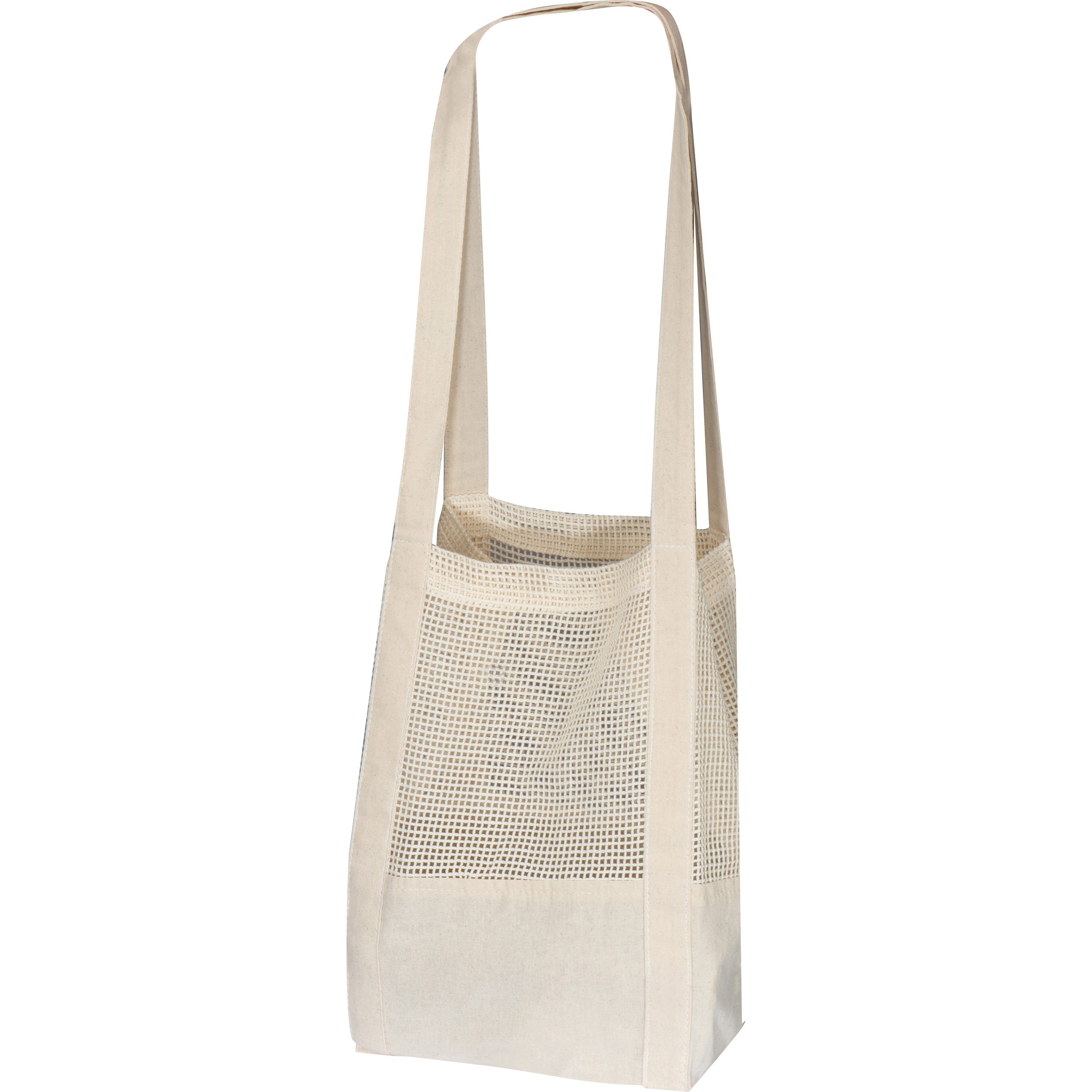 Sac en coton avec partie crochetée BENEDIKT - 1
