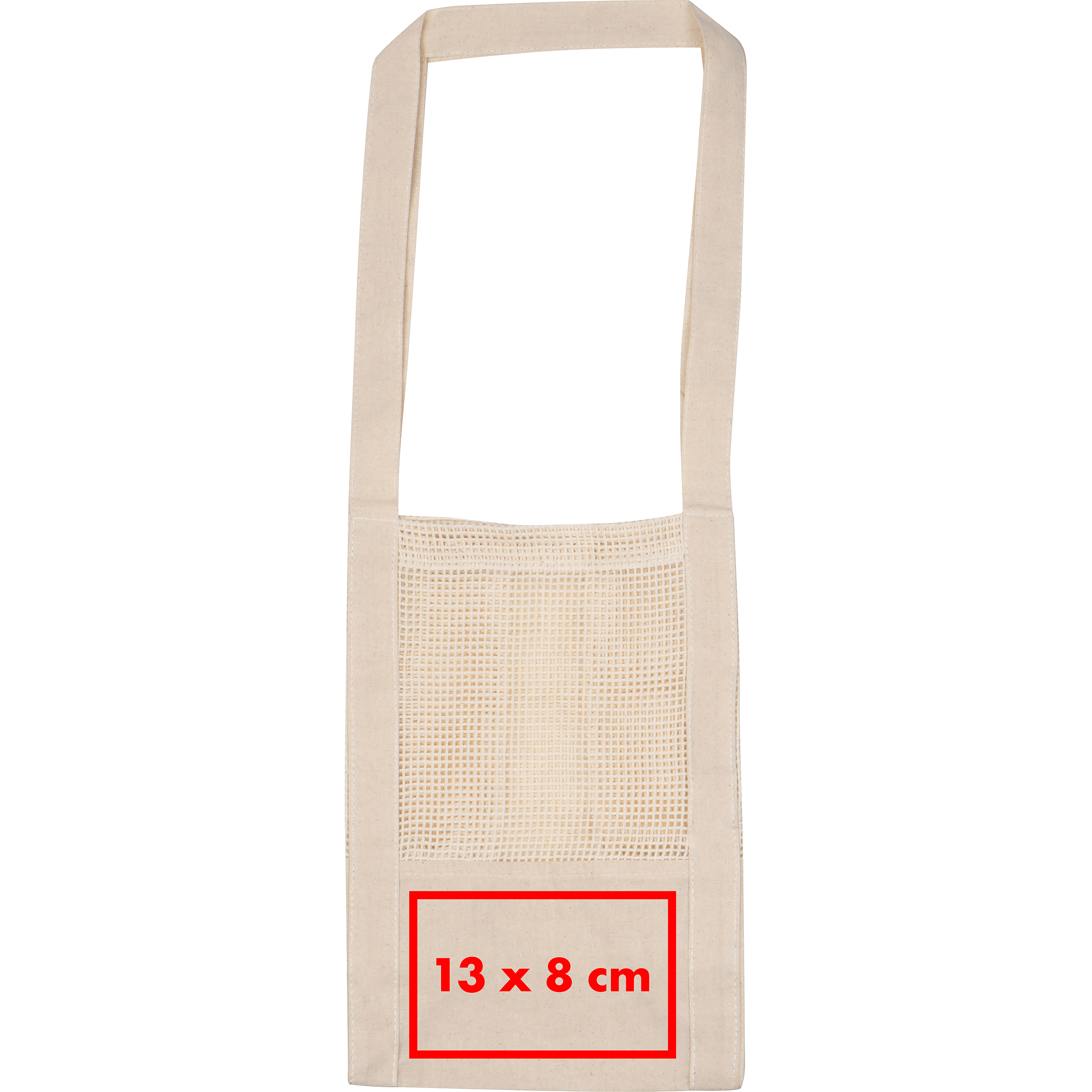 Sac en coton avec partie crochetée BENEDIKT - 3