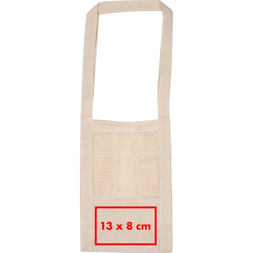 Sac en coton avec partie crochetée BENEDIKT - 3