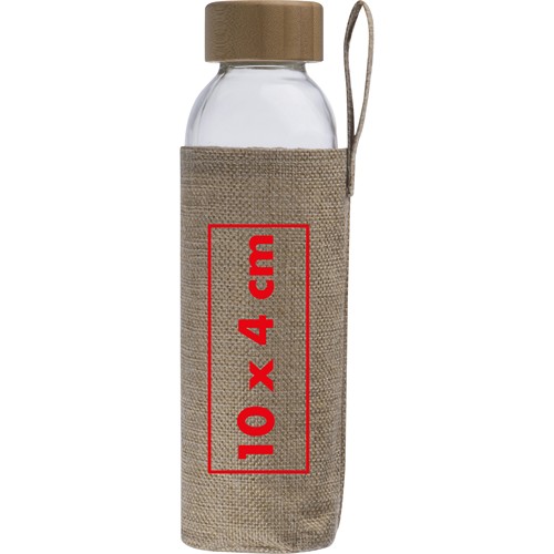 Bouteille avec housse en jute 500 ml CARLOTTA - 4