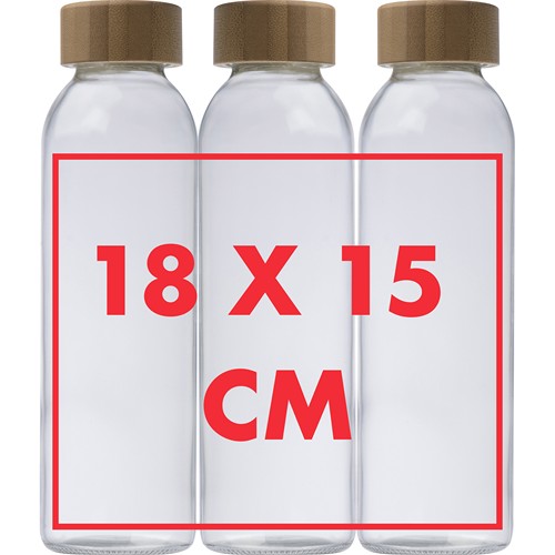 Bouteille avec housse en jute 500 ml CARLOTTA - 5