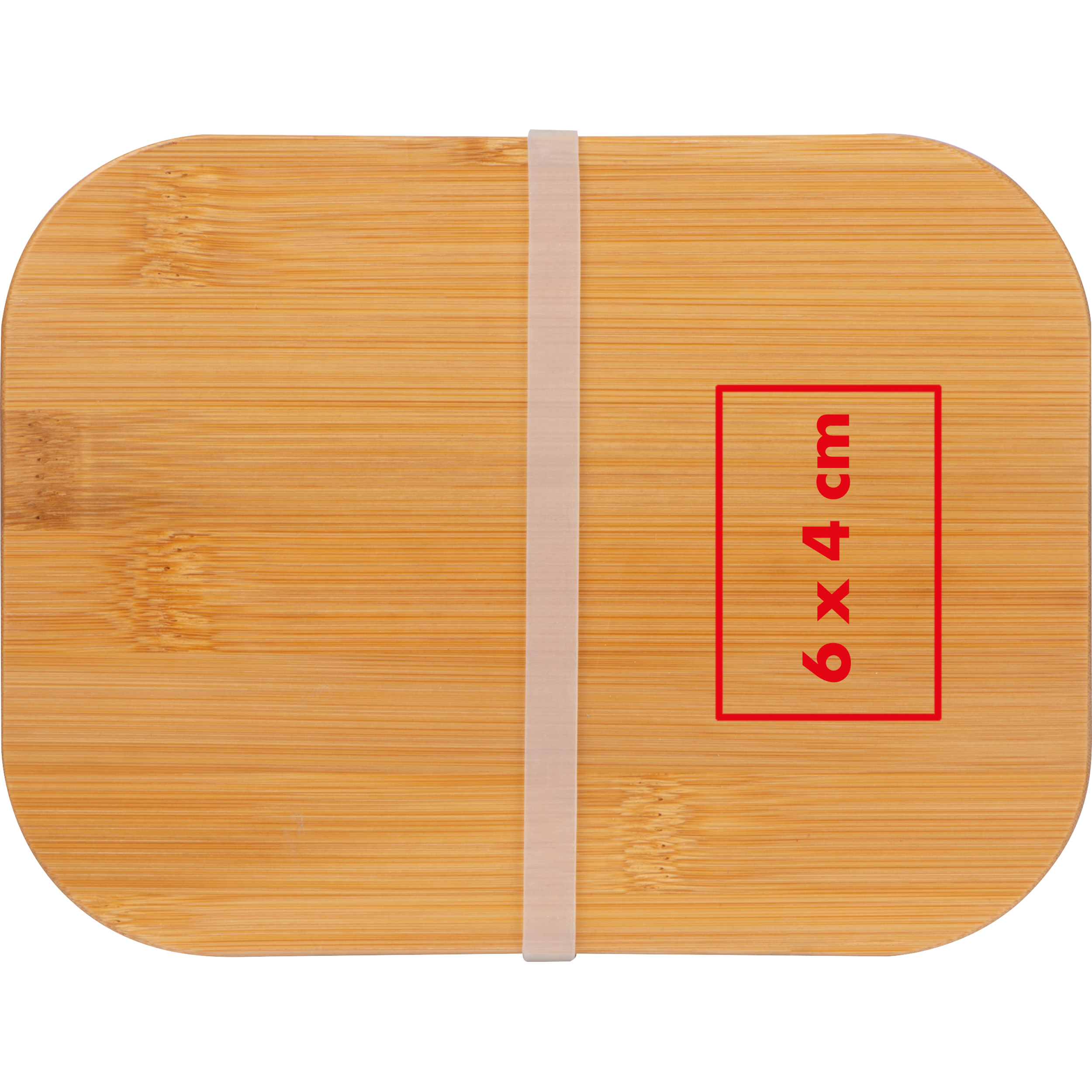 Lunchbox en verre avec couvercle en bambou KYLE - 4