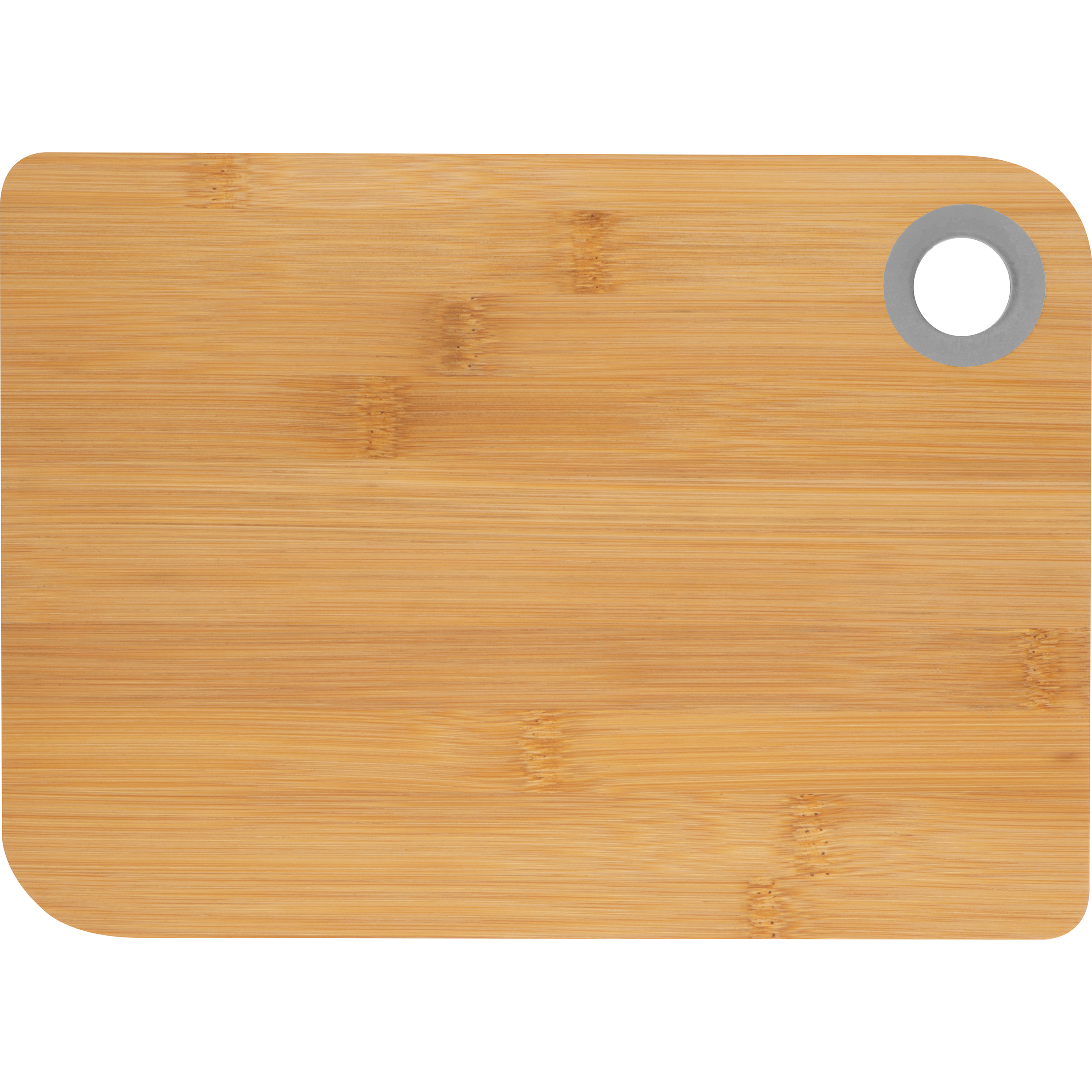 Planche à découper en bambou avec anneau en silicone coloré SHELBY - 2