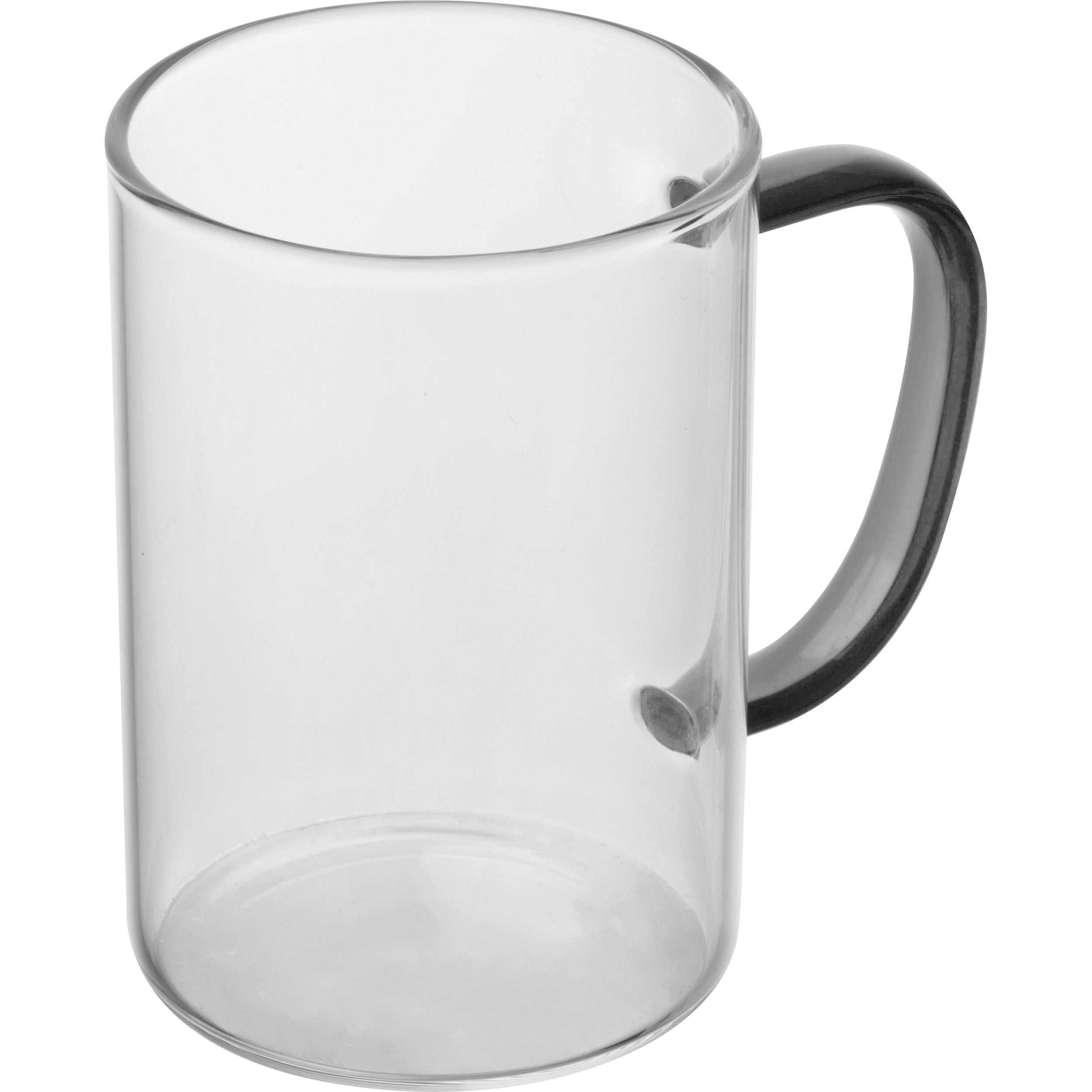 Tasse en verre avec poignée colorée EDDA - 1
