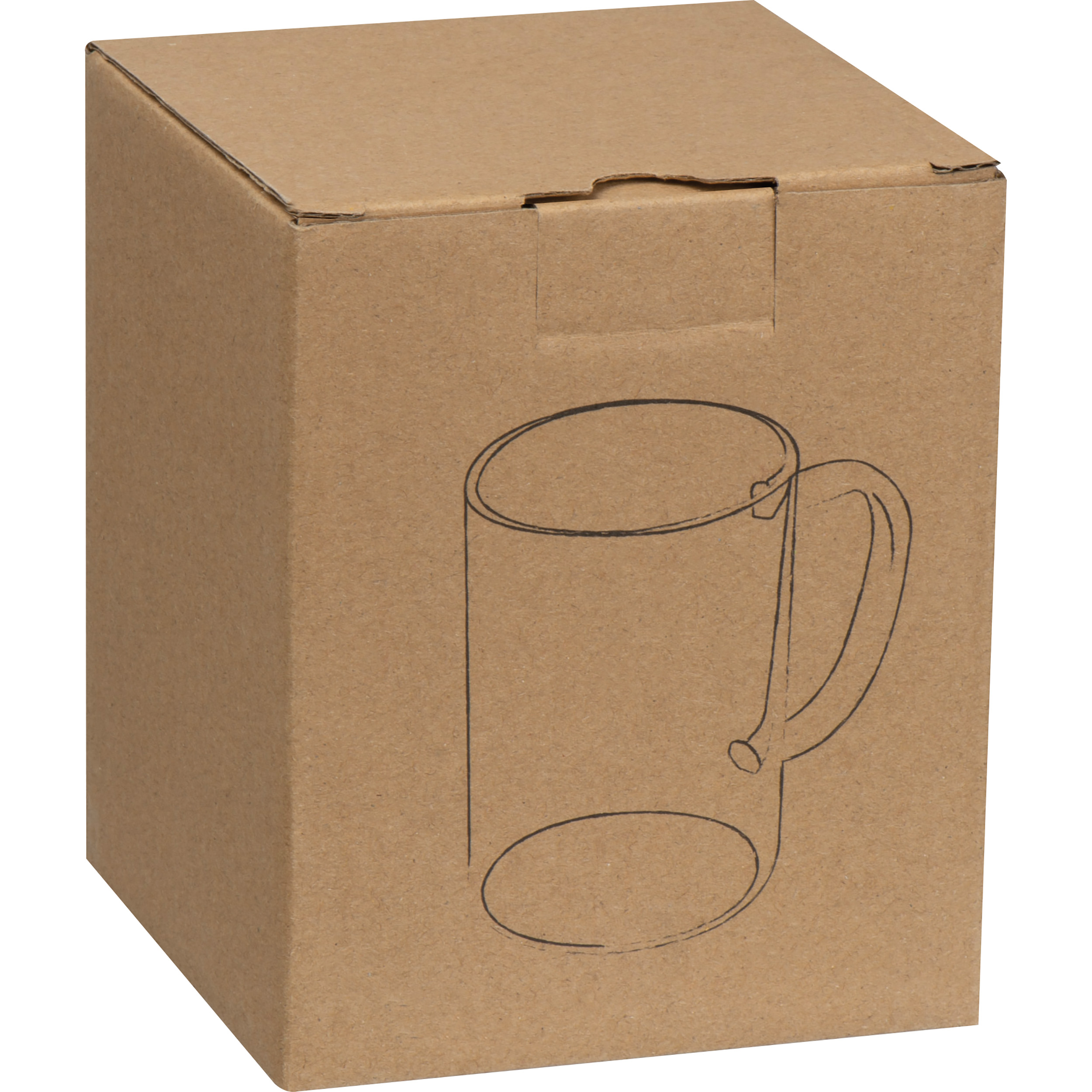 Tasse en verre avec poignée colorée EDDA - 2