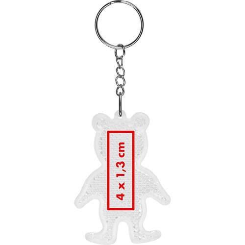 Porte-clés réfléchissant ours VANESSA - 3