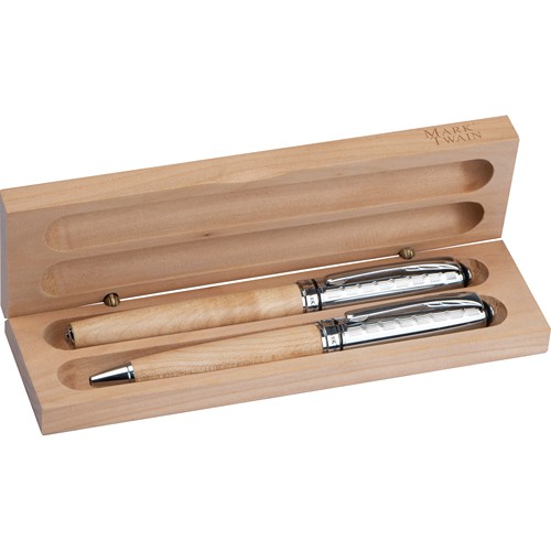 Set décriture en bois Mark Twain ROLAND - 2