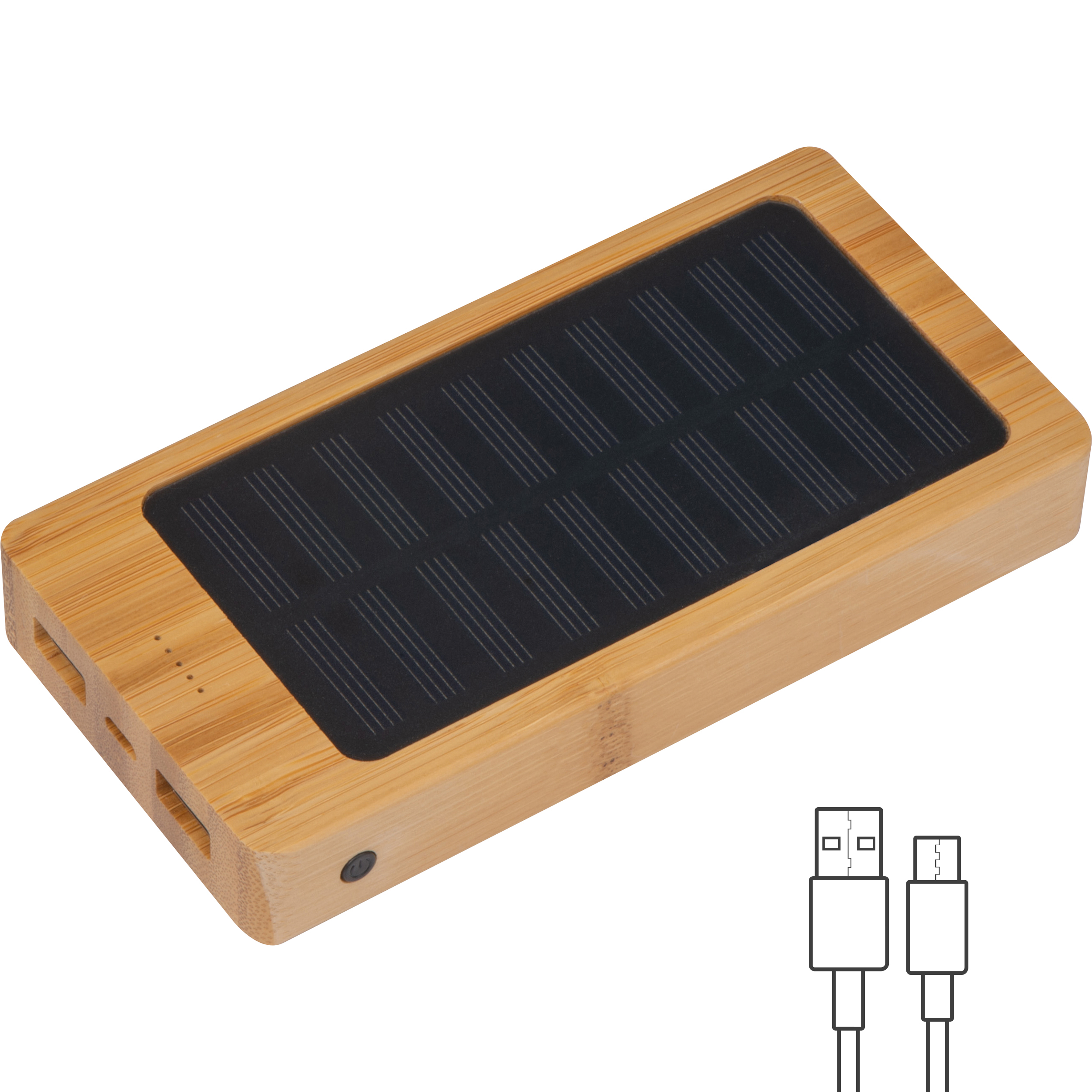 Chargeur en bambou de 8.000 mAh VALENTINA - 1