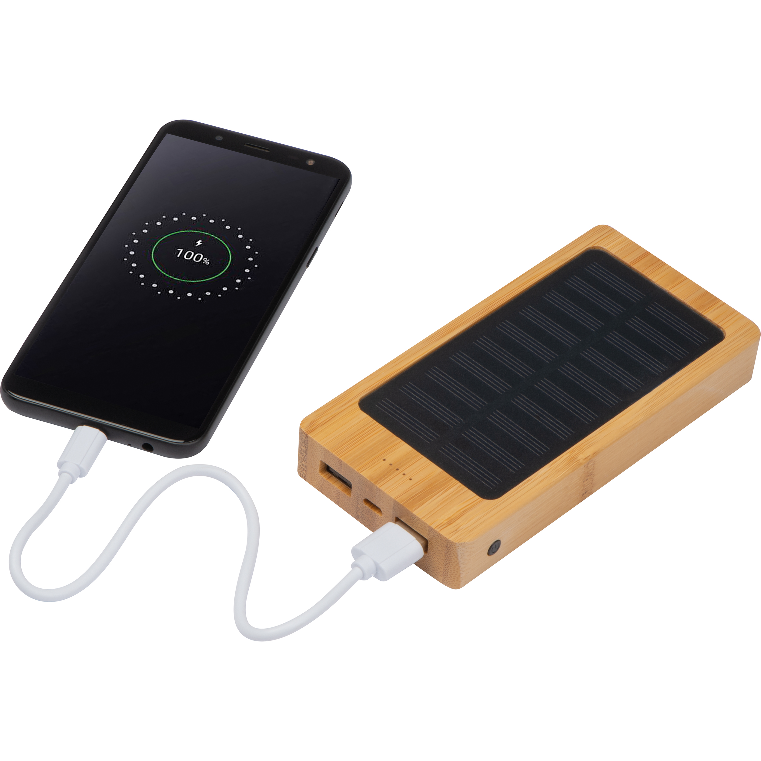 Chargeur en bambou de 8.000 mAh VALENTINA - 2
