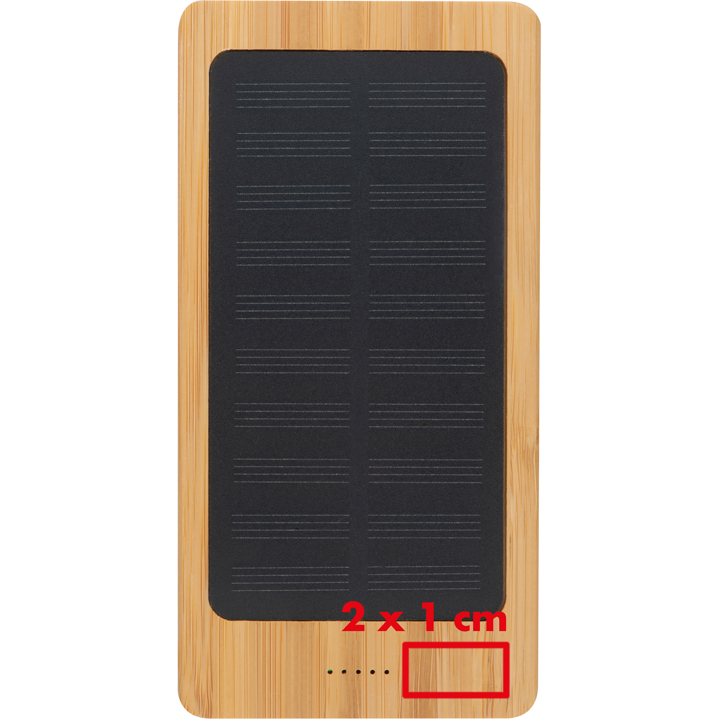 Chargeur en bambou de 8.000 mAh VALENTINA - 5