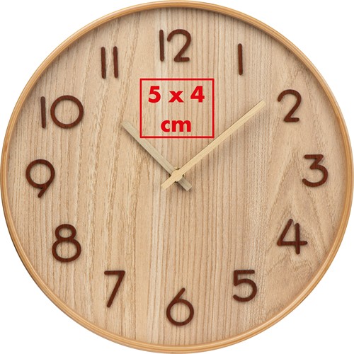 Horloge murale en bois CATHERINE - 4