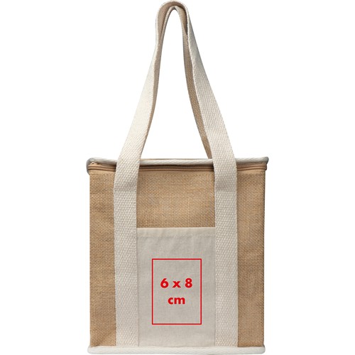 Sac isotherme avec couverture en jute - 4