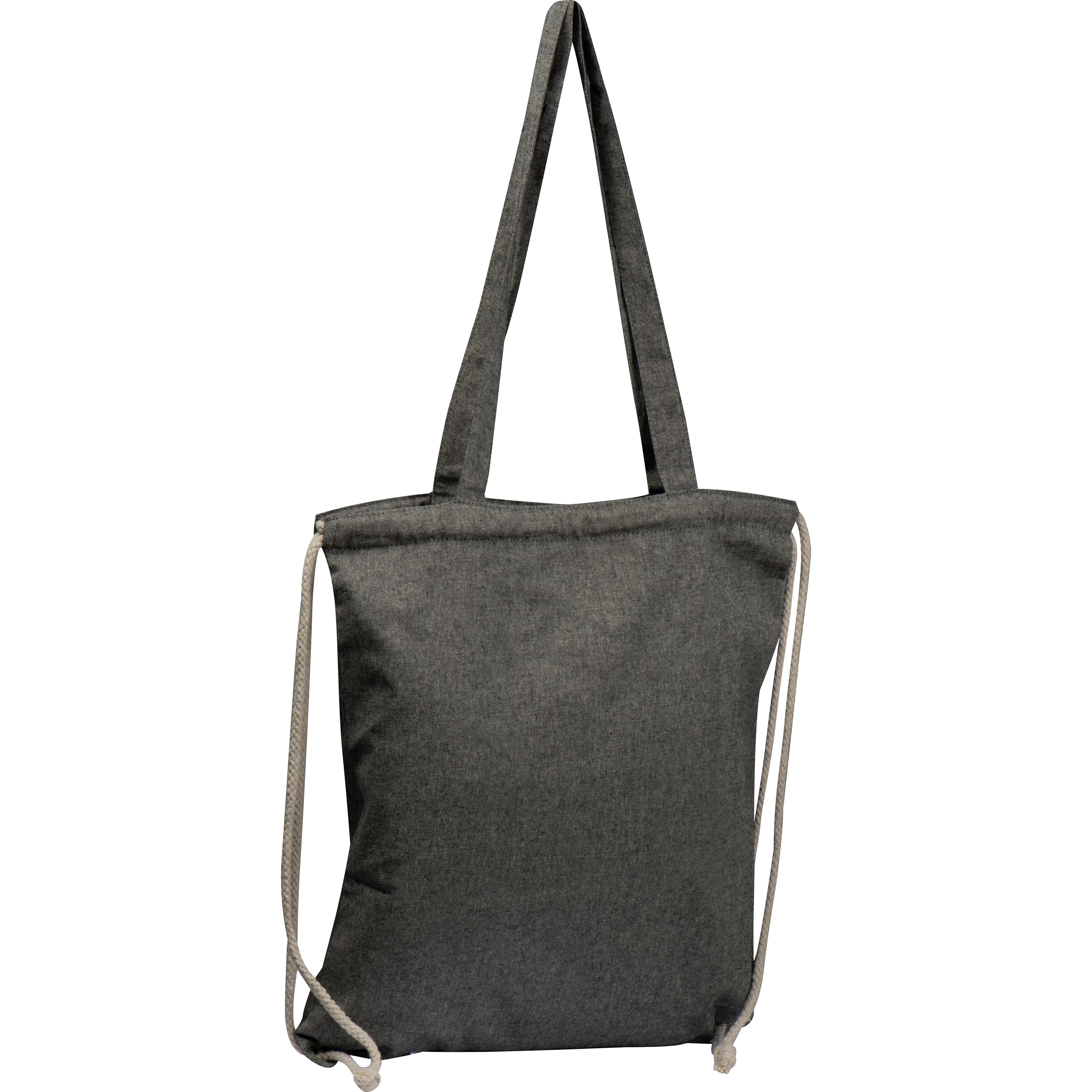 Sac en coton recyclé avec longues poignées VOLKER - 1