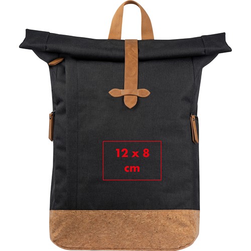 Sac à dos RPET avec base en liège DAGMAR - 4