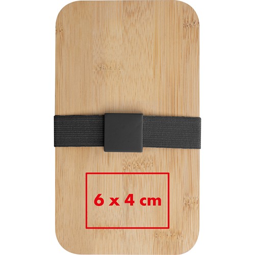 Boîte à lunch à 2 niveaux en PP et bambou - 4