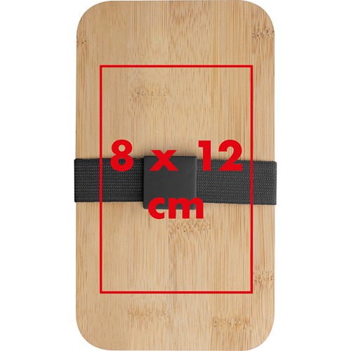 Boîte à lunch à 2 niveaux en PP et bambou - 5