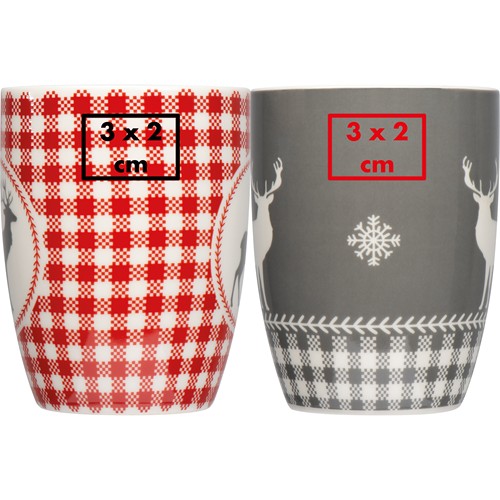 Lot de 2 tasses de Noël ARMIN - 5